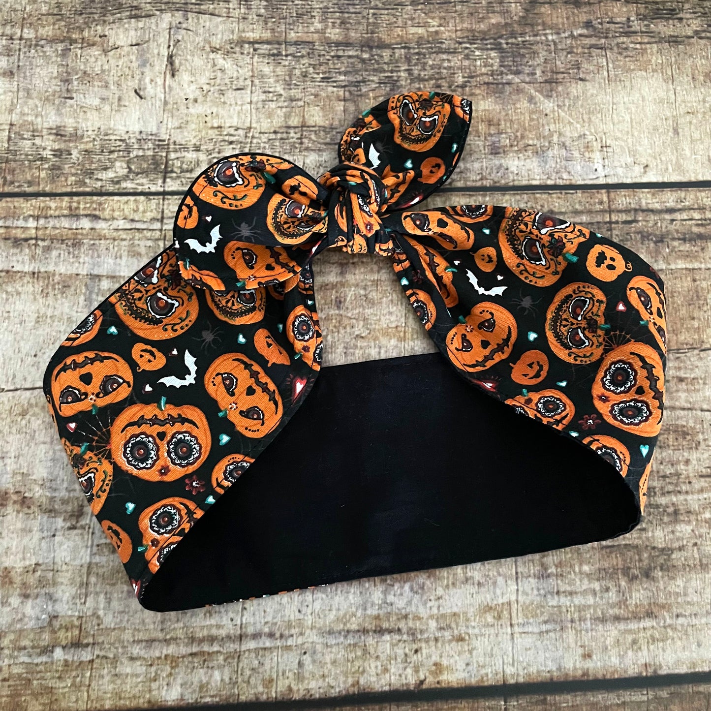 Haarband Rockabilly FREAKY PUMPKINS Bandana Halloween