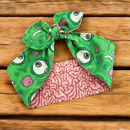 Haarband Rockabilly ZOMBIE BRAIN Bandana