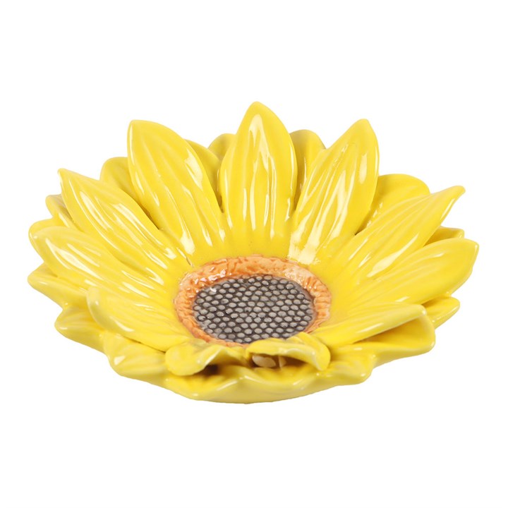 Sonnenblumen Schmuckschale aus Keramik