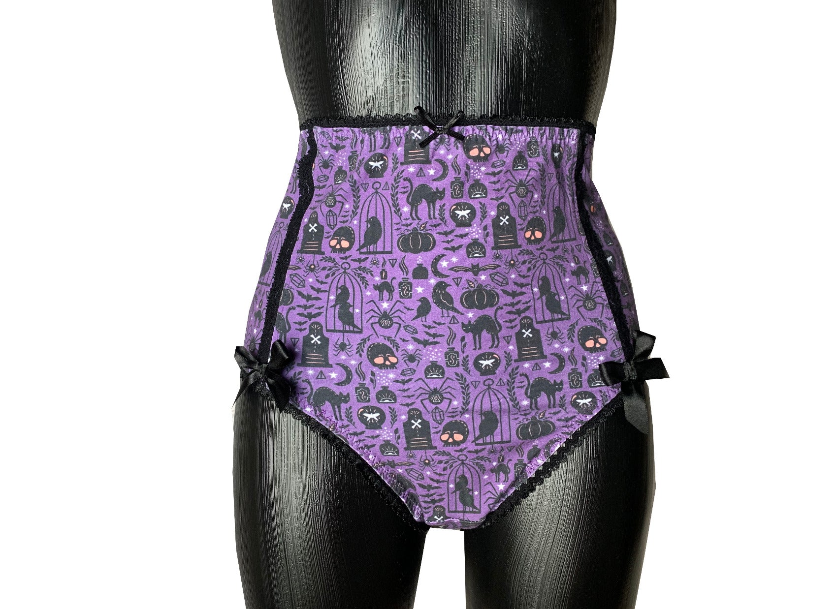 High Waist Panties lila Hexe Halloween Witch Spooky Slip