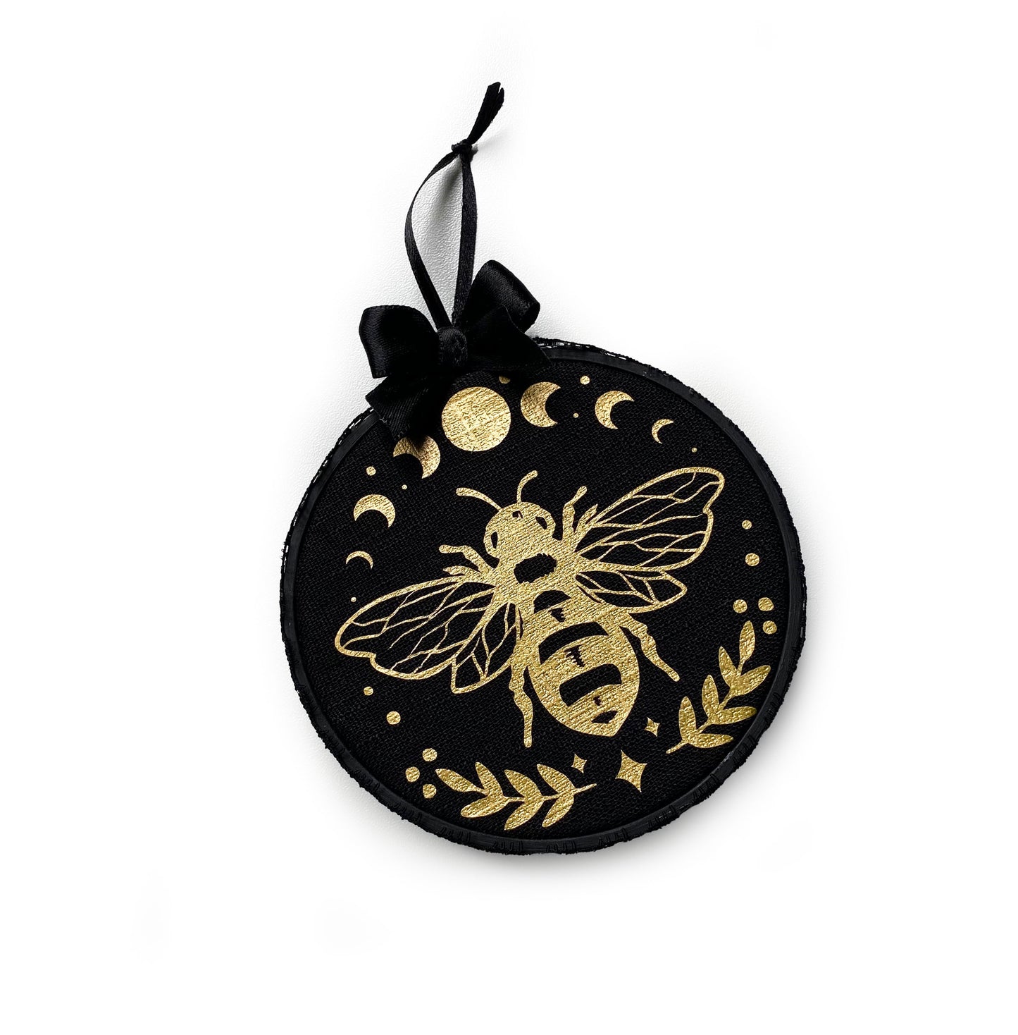 Stickrahmenbild Ornament Tell the Bees Wanddeko