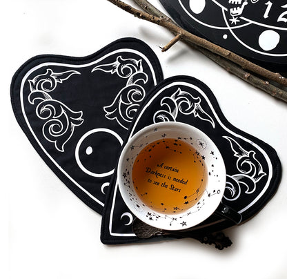 Mug Rugs Untersetzer  Planchette Halloween