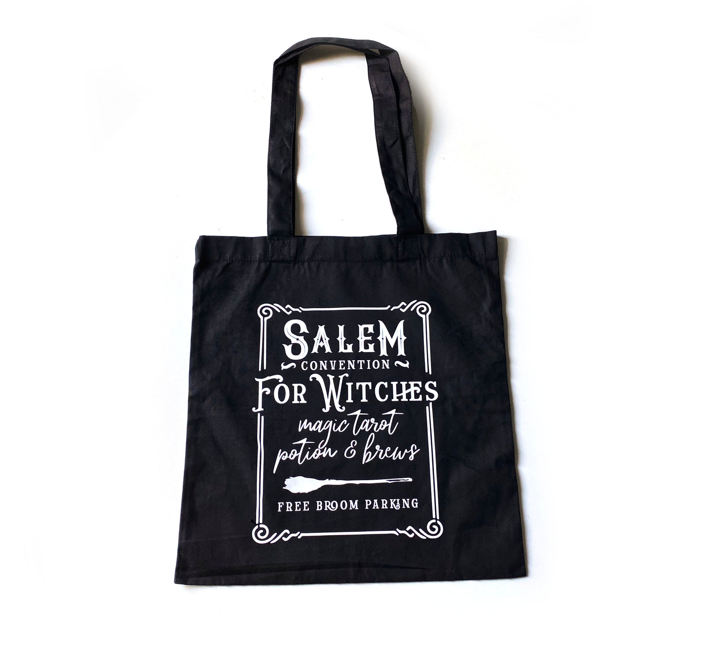 Stoffbeutel Salem Witch Convention schwarz gothic Halloween